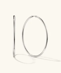 Earrings<Mejuri Oversized Thin Hoops