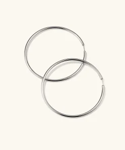 Earrings<Mejuri Oversized Thin Hoops