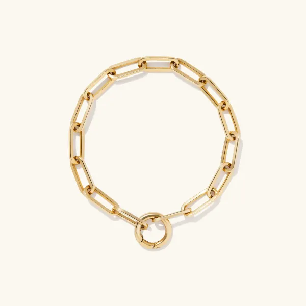 Bracelets<Mejuri Paperclip Chain Charm Bracelet