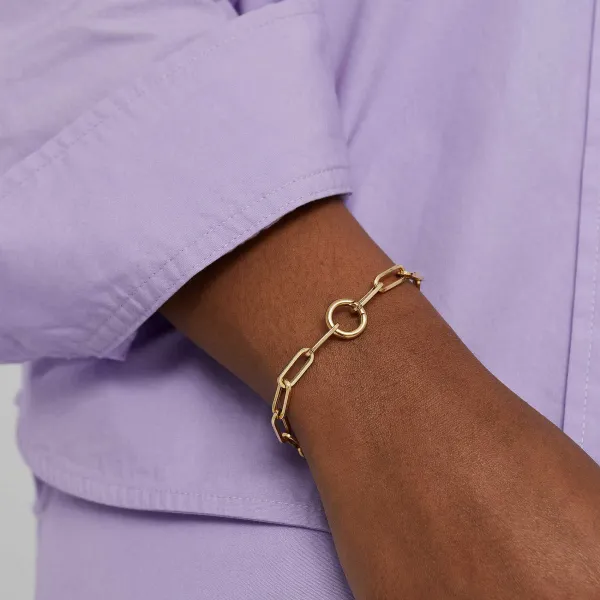 Bracelets<Mejuri Paperclip Chain Charm Bracelet