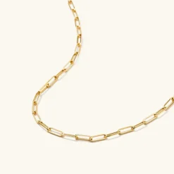 Necklaces<Mejuri Paperclip Chain Charm Necklace