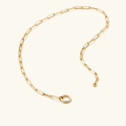 Necklaces<Mejuri Paperclip Chain Charm Necklace