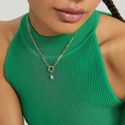 Necklaces<Mejuri Paperclip Chain Charm Necklace