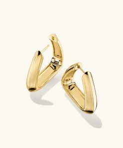 Earrings<Mejuri Patra Large Hoops