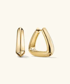 Earrings<Mejuri Patra Large Hoops