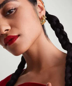 Earrings<Mejuri Patra Large Hoops