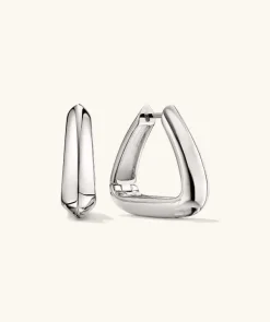 Earrings<Mejuri Patra Large Hoops