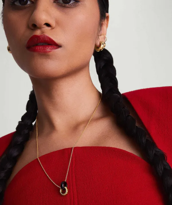 Necklaces<Mejuri Patra Linked Enamel Necklace