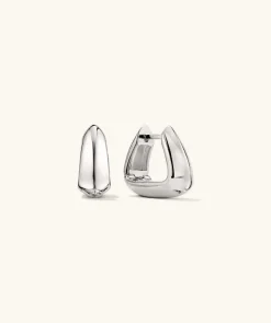 Earrings<Mejuri Patra Medium Hoops