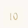 Earrings<Mejuri Pav Diamond Huggie Hoops