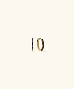 Earrings<Mejuri Pav Diamond Huggie Hoops