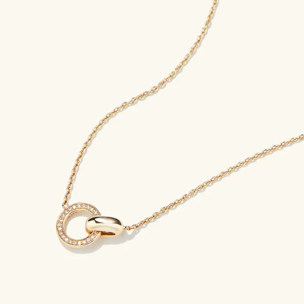 Necklaces<Mejuri Pav Diamond Linked Necklace