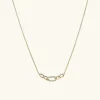 Necklaces<Mejuri Pav Diamond Oversized Curb Necklace