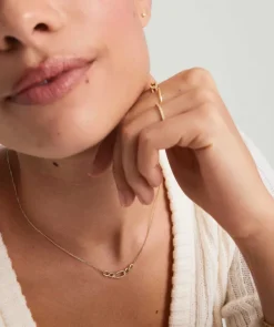 Necklaces<Mejuri Pav Diamond Oversized Curb Necklace
