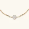 Bracelets<Mejuri Pav Diamond Round Bracelet