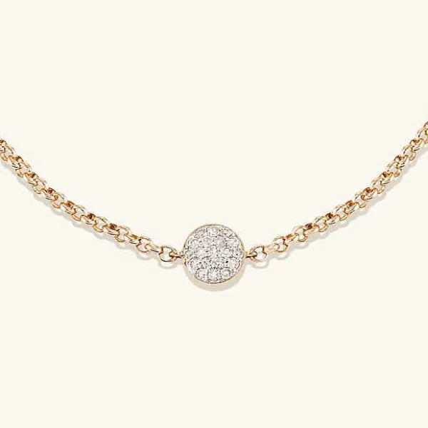 Bracelets<Mejuri Pav Diamond Round Bracelet