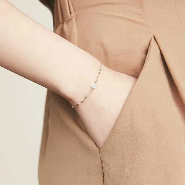Bracelets<Mejuri Pav Diamond Round Bracelet