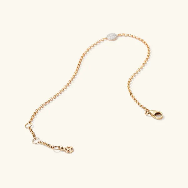 Bracelets<Mejuri Pav Diamond Round Bracelet