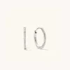 Earrings<Mejuri Pav Diamond Small Hoops