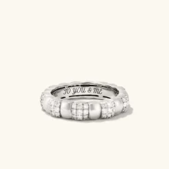 Rings<Mejuri Pav Diamond Soft Charlotte Ring
