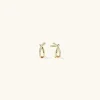Earrings<Mejuri Pav Diamond X Studs