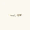 Earrings<Mejuri Pear Diamond Climber Studs