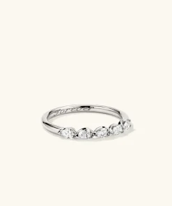 Rings<Mejuri Pear Multi Diamond Ring