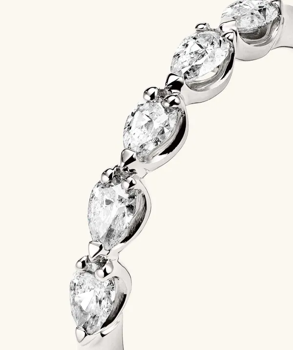 Rings<Mejuri Pear Multi Diamond Ring