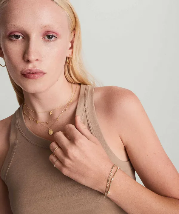 Bracelets<Mejuri Pearl Curb Chain Bracelet