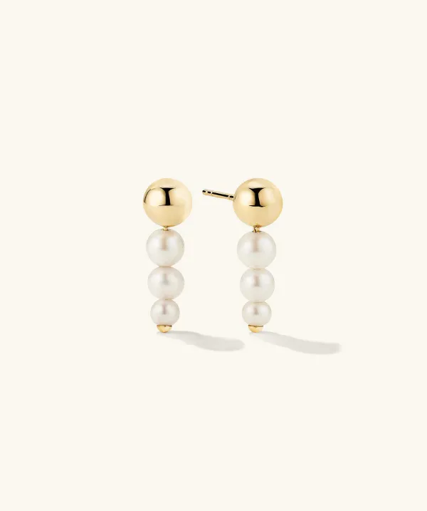 Earrings<Mejuri Pearl Drop Earrings