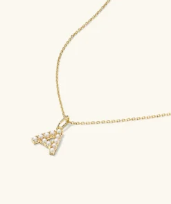 Necklaces<Mejuri Pearl Letter Charm