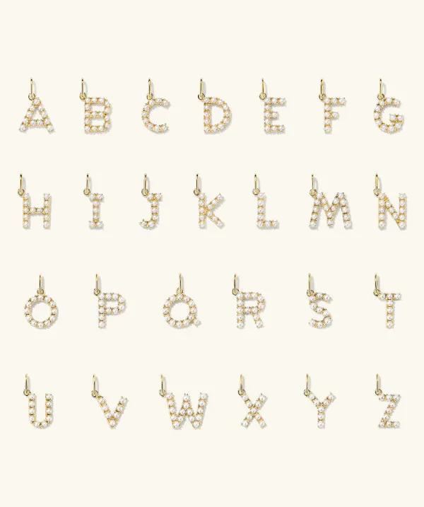 Necklaces<Mejuri Pearl Letter Charm