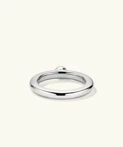 Rings<Mejuri Pearl Stacker Ring