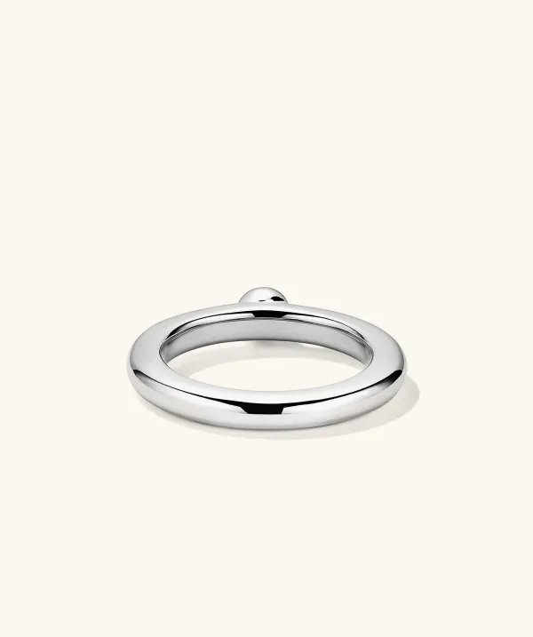 Rings<Mejuri Pearl Stacker Ring