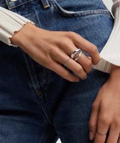 Rings<Mejuri Pearl Stacker Ring