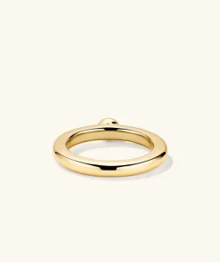 Rings<Mejuri Pearl Stacker Ring