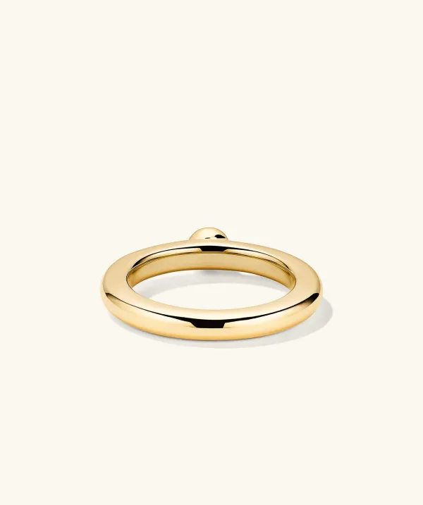 Rings<Mejuri Pearl Stacker Ring