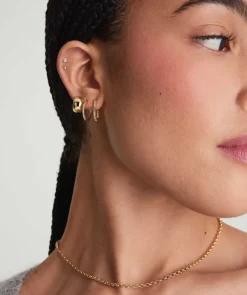 Earrings<Mejuri Pleated Small U Hoops