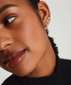 Earrings<Mejuri Pleated Small U Hoops