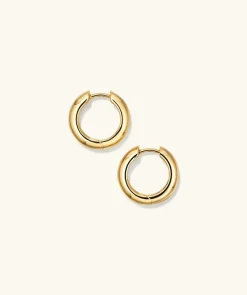 Earrings<Mejuri Plush Small Hoops