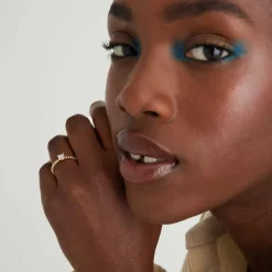 Rings<Mejuri Princess Cut Diamond Bold Beaded Ring