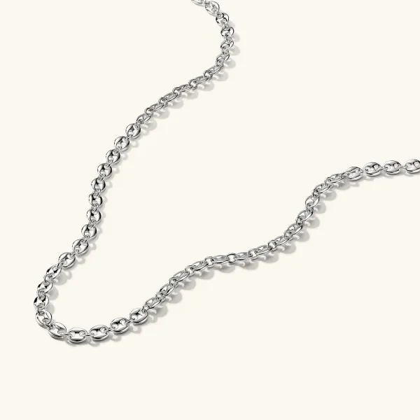 Necklaces<Mejuri Puffy Anchor Chain Necklace