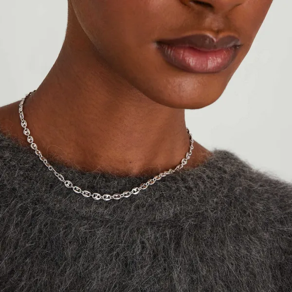 Necklaces<Mejuri Puffy Anchor Chain Necklace