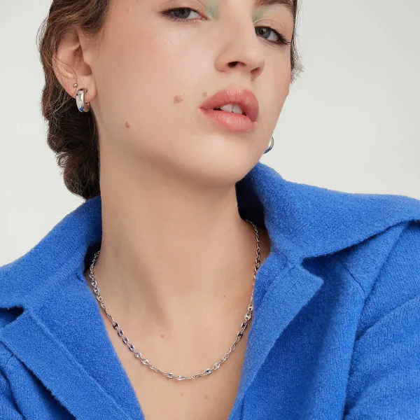 Necklaces<Mejuri Puffy Anchor Chain Necklace