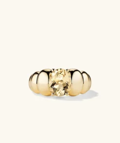 Rings<Mejuri Puffy Charlotte Gemstone Ring