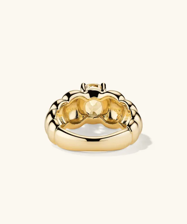 Rings<Mejuri Puffy Charlotte Gemstone Ring