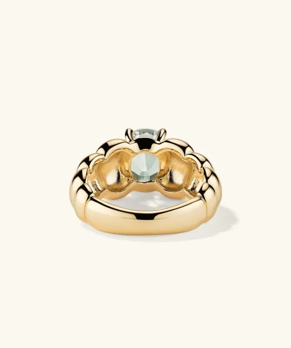 Rings<Mejuri Puffy Charlotte Gemstone Ring