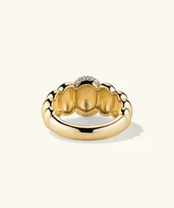 Rings<Mejuri Puffy Charlotte Pav Diamond Ring