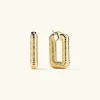 Earrings<Mejuri Ribbed Oversized Hoops