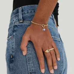 Bracelets<Mejuri Rolo Chain Charm Bracelet